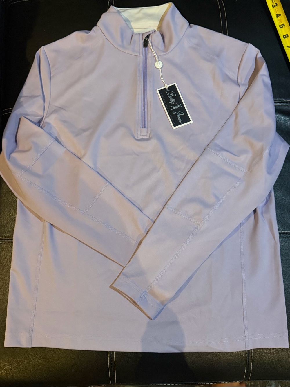 Bobby Jones Lavender Half-Zip Performance Jacket golf 1/4 zip nwt lavender S